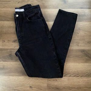 American Apparel Black Mom Jeans
